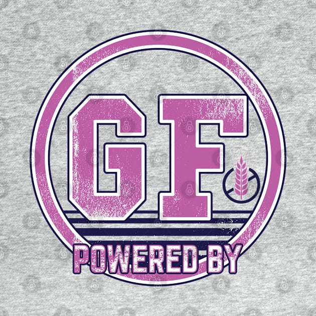 Powered by Gluten Free (blue and purple) by dkdesigns27